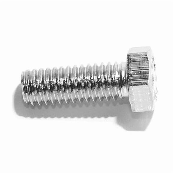 18-8, 1/2"-13 Hex Head Cap Screw, Plain Stainless Steel, 3/4 in L, 10 PK FBHEXB121334P10