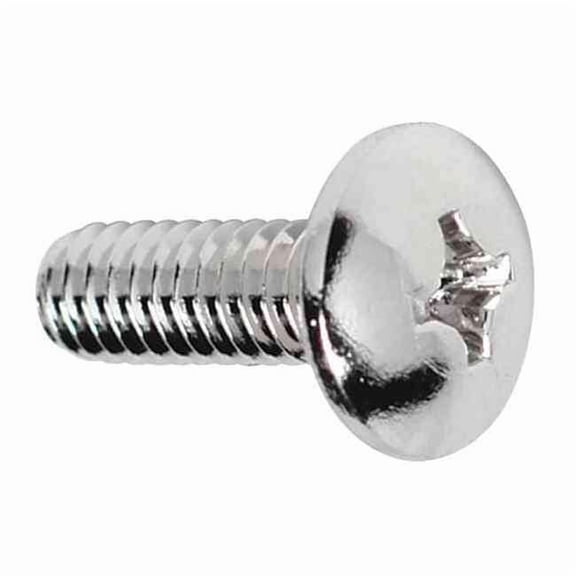 #8-32 x 3/8 in Phillips Truss Machine Screw, NL-19 18-8 Stainless Steel, 100 PK