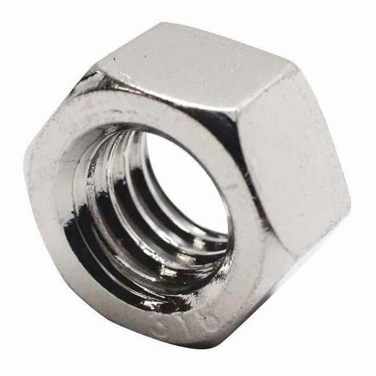 Hex Nut, M16-2.00, 316 Stainless Steel, Not Graded, Advanced Corrosion Resistance, 12 mm Ht, 25 PK