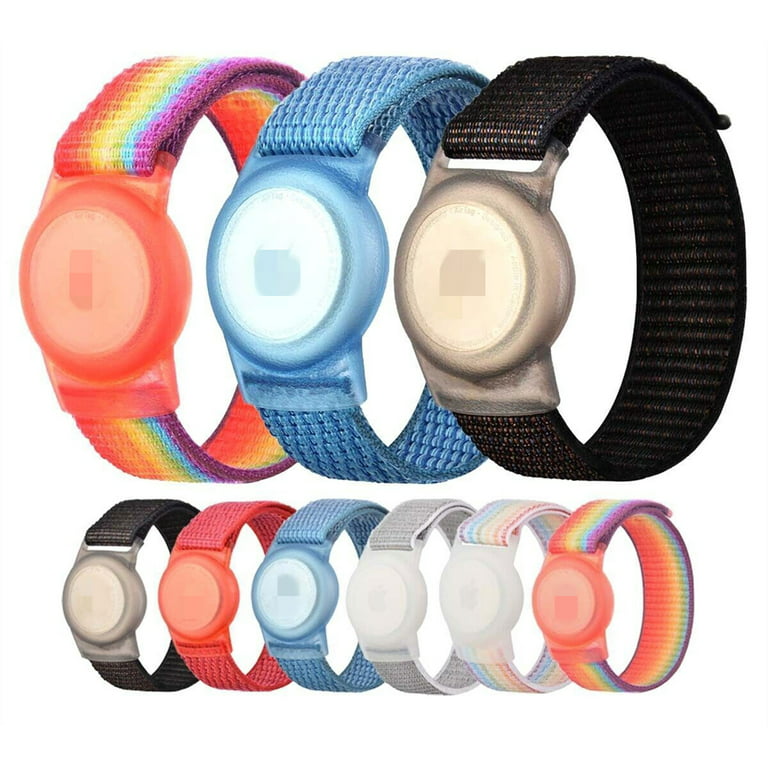 AirTag Silicone Band Bracelet Case Strap Tracker Anti-lost for Kids-SELECT  COLOR