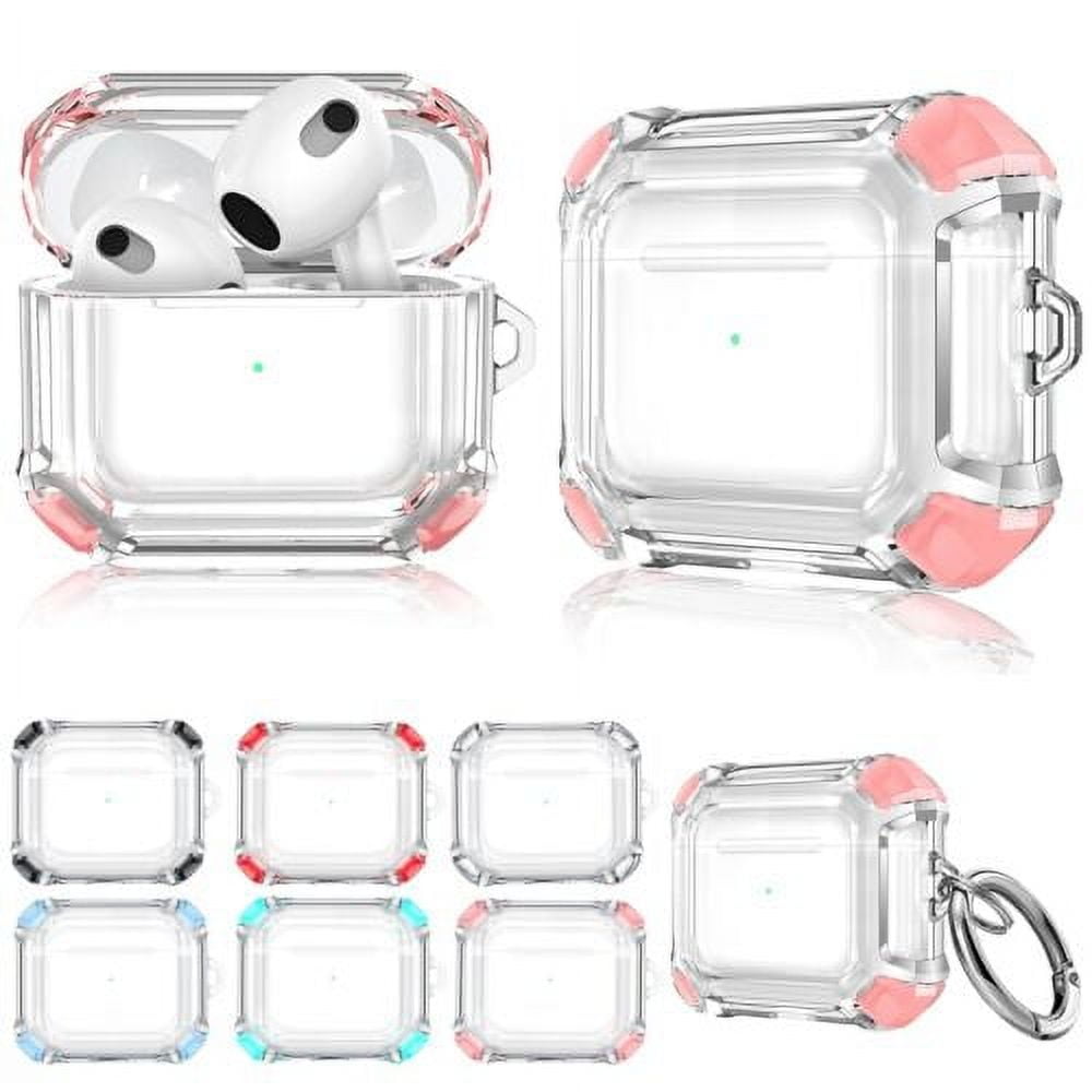 Winproo Armor Airpods 2nd &amp; 1st Generation Case Cover With Keychain, Military Hard Shell Full-Body Shockproof Protective Case Skin For Airpods 2nd &amp; 1st Gen [Charging LED Visible] Price In Egypt