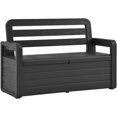Foreverspring UV Weather Defiant Lockable Box Chest Bench for Outdoor
