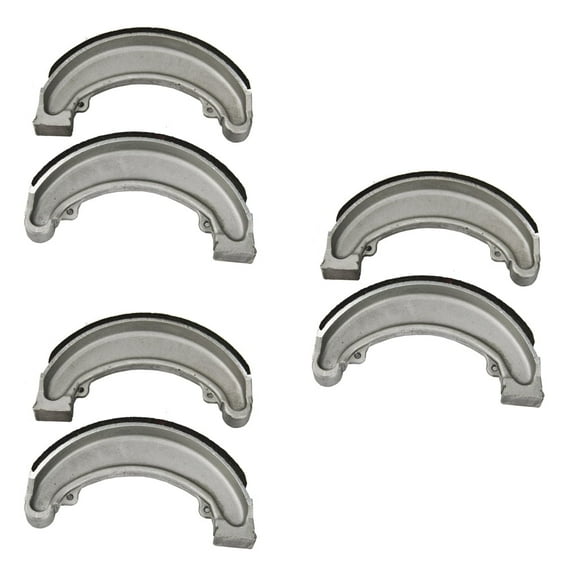 Foreverun Motor 3 Pairs Rear Brake Shoes for 1985-1987 Honda ATC 250 ES Big Red ATC 250 SX