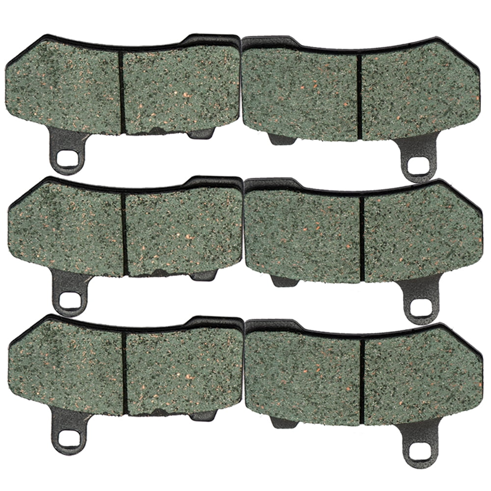 Cyleto Front And Rear Brake Pads For HARLEY DAVIDSON FLHTC Electra Glide Classic 2008-2012 / FLHTCU Ultra Classic Electra Glide 2008-2017