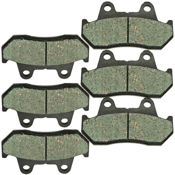Foreverun Motor Front Rear Brake Pads For 1984-1987 Honda GL1200 A I Goldwing 1200
