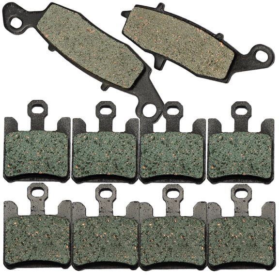 Foreverun Motor Front & Rear Brake Pads For Kawasaki Vulcan 1600 VN1600 Mean Streak 2005-2008