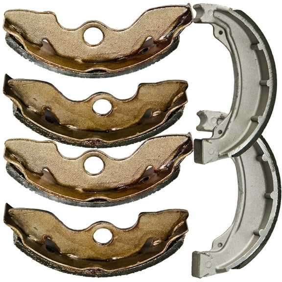 Foreverun Motor Front & Rear Brake Shoes Fits For 1997-2014 Honda Recon 250 2x4 TRX250TE TRX250TM TRX250