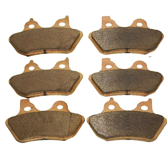 Foreverun Motor Front Rear Sintered Brake Pads Fits For 2000-2007 Harley Softail Fat Boy FLSTF 2 Sets