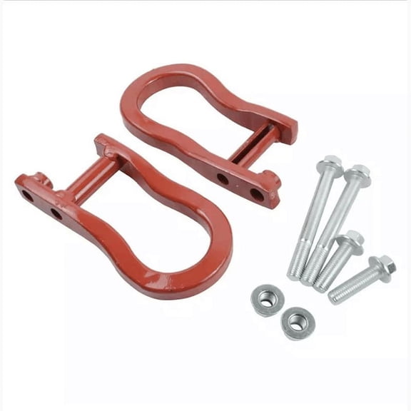 Foreverunauto Red Tow Hooks 84192871 Set for 2007-2019 Chevy Silverado GMC Sierra 1500