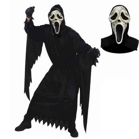 Forfamy Ghost Face Costumes Halloween Ghost Face Costumes Halloween Costumes Fancy Dress Outfit