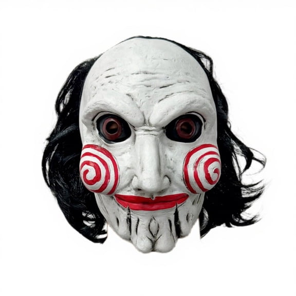 Forfamy Halloween Mask Adults Halloween Men Scary Movie Mask Realistic Masquerade Costume Accessories Theme Party Cosplay Fancy Dress