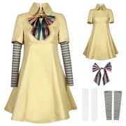 Forfamy Halloween Costume Megan Costume Dress Halloween Christmas Cosplay Dress Up