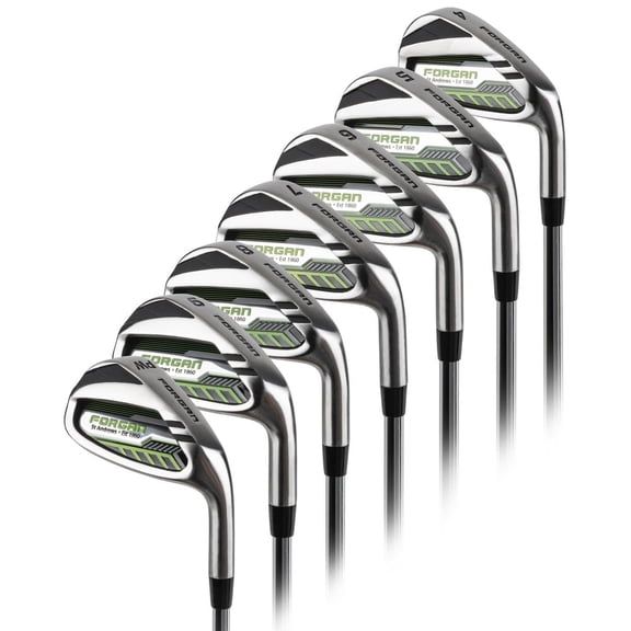 Forgan of St Andrews OneSwing Single Length Golf Iron Set 4-PW + GW (8 Clubs)-Steel