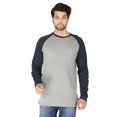 thumbnail image 1 of Forge FR MLFRBBT-0021 - GREY / NAVY - M MEN'S FR BASEBALL TEE, 1 of 1