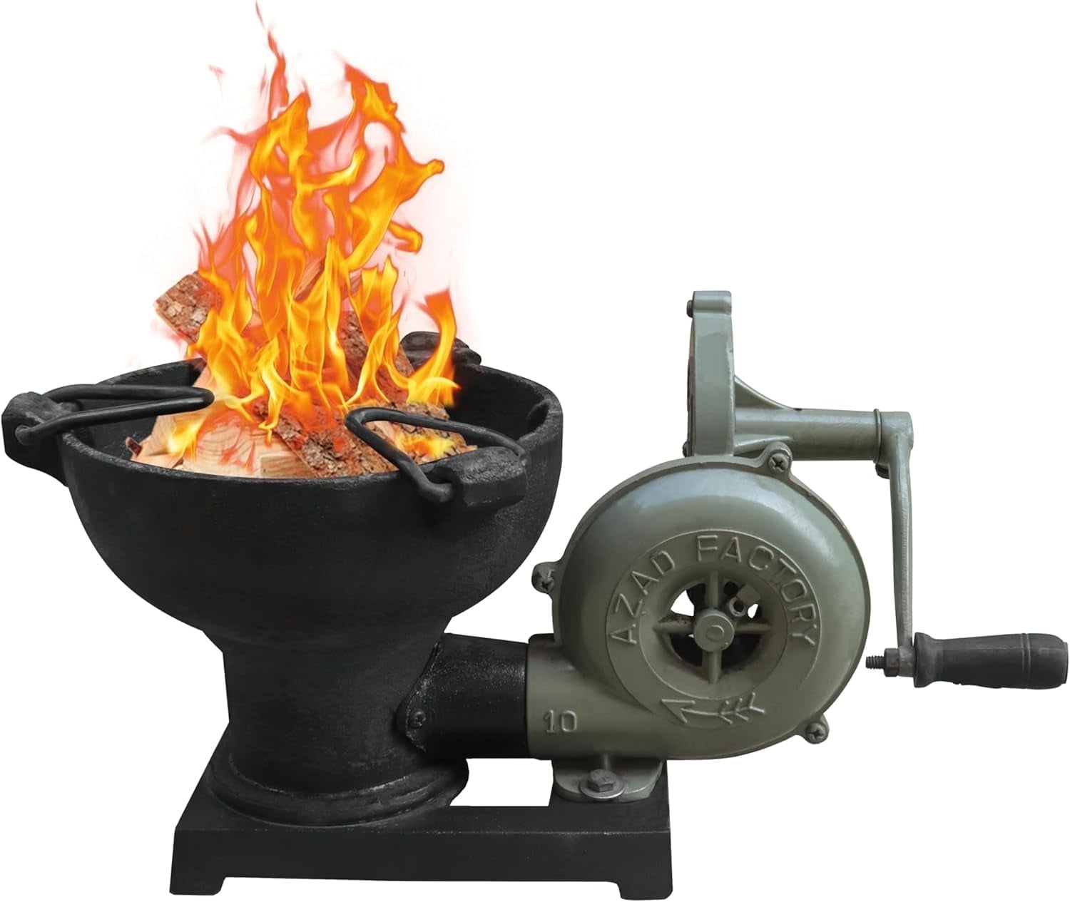 Simond Store Vintage Style Forge Furnace with Hand Blower Pedal