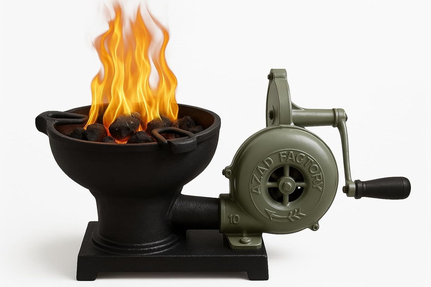 Simond Store Vintage Style Forge Furnace with Hand Blower
