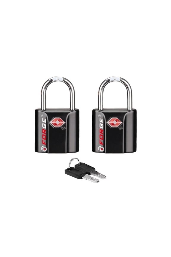 TSA Approved Luggage Locks, Ultra-Secure Dimple Key Travel Locks with Zinc Alloy Body, Key Luggage locks for travel and daily use. TSA006 Key System.
