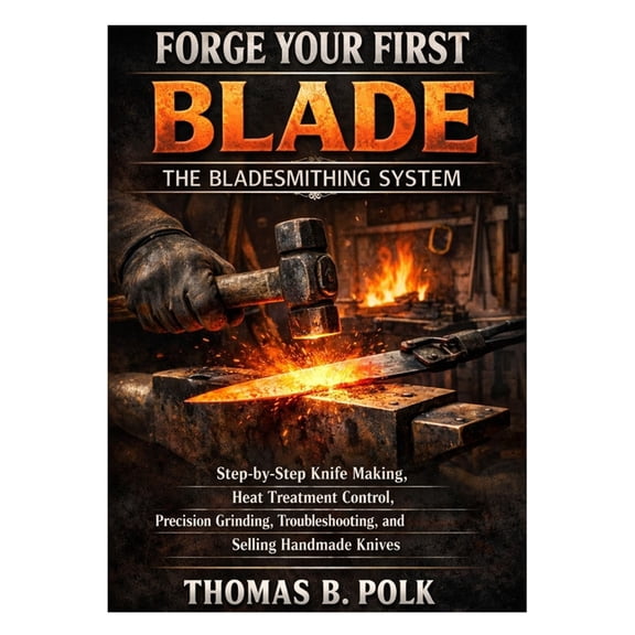 Forge Your First Blade: The Bladesmithing System: Step-by-Step Knife Making, Heat Treatment Control, Precision Grinding,, (Paperback)