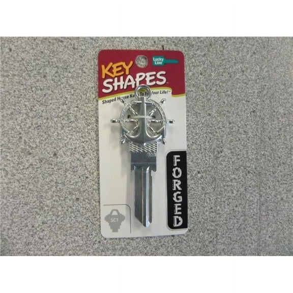 Lucky Line B304 Forged Key Shapes Anchor Schlage SC1 Key Blank
