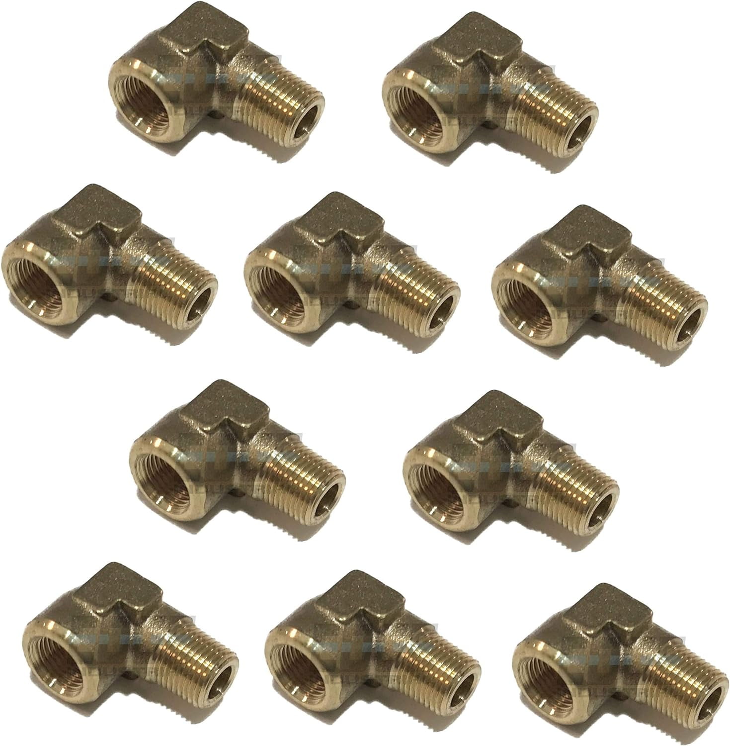 Steel 45° Street Elbow - 1/8" Male NPT X 1/8" Female NPT For Hydraulic, Fuel, Air, Water & Gas