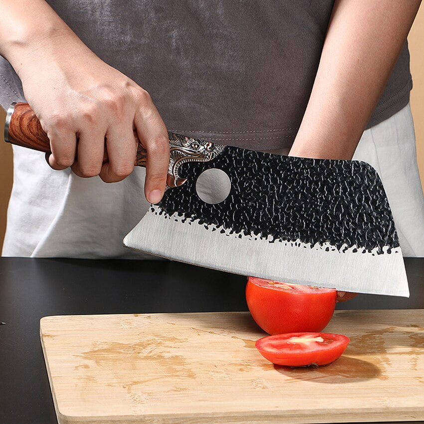 Butcher Knife Traditional Hammer Stainless Steel Knife Chef's