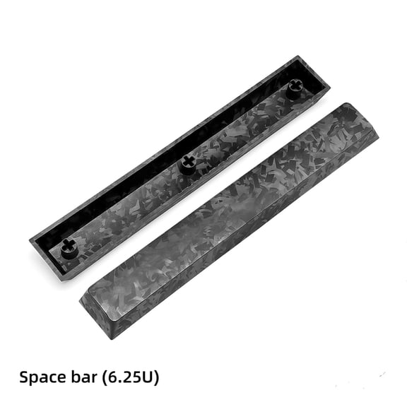 Forged Carbon Fiber Keycap for Wooting 60He, Custom Keycap Compatible with EV63 & ROG Mechanical Keyboards