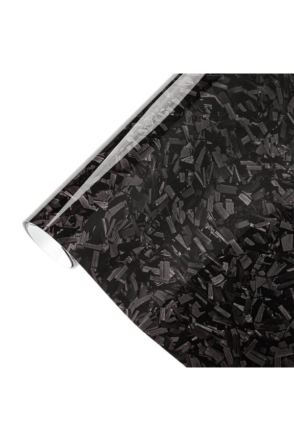 Forged Carbon Fiber Vinyl Wrap Film for Vehicle & Device Customization, Flexible Polymeric PVC, 5-Year Indoor Durability