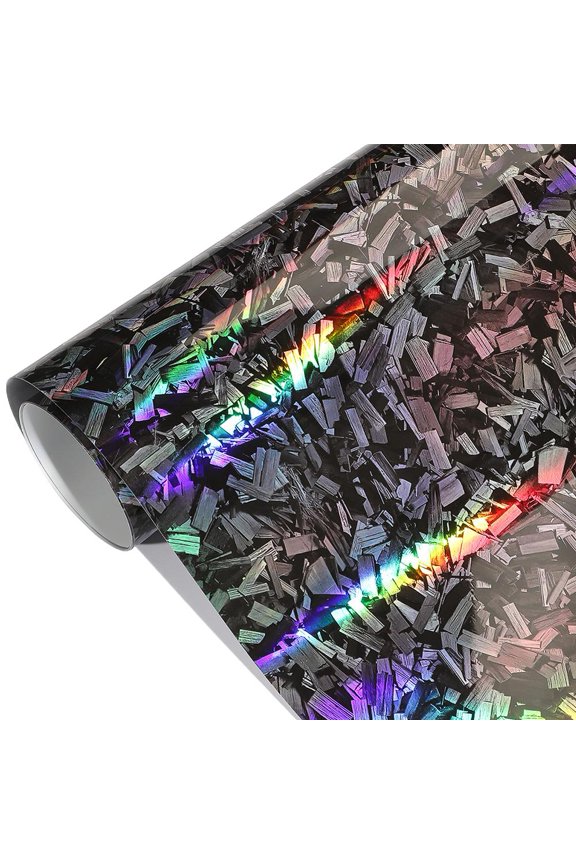 Forged Carbon Fiber Vinyl Wrap Film for Vehicle & Device Customization, Flexible Polymeric PVC, 5-Year Indoor Durability