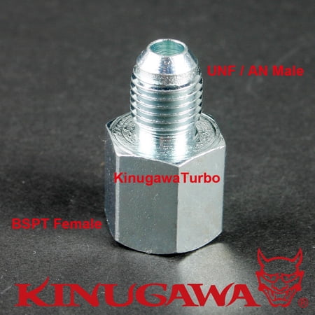 Forged Steel Adapter Fitting Connector 4AN Male - 1/8 BSPT BSP Female