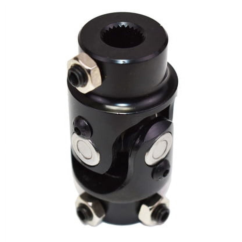 9/16-26 Spline X 3/4 DD Steering Universal Joint Black Spline U