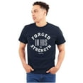 thumbnail image 1 of Forged in His Strength Jesus Follower Men's Graphic T Shirt Tees Brisco Brands S, 1 of 6