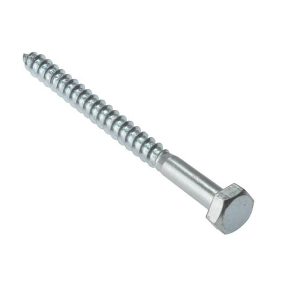 Forgefix - Coach Screw Hexagon Head Single Thread ZP M10 x 130mm Bag 10