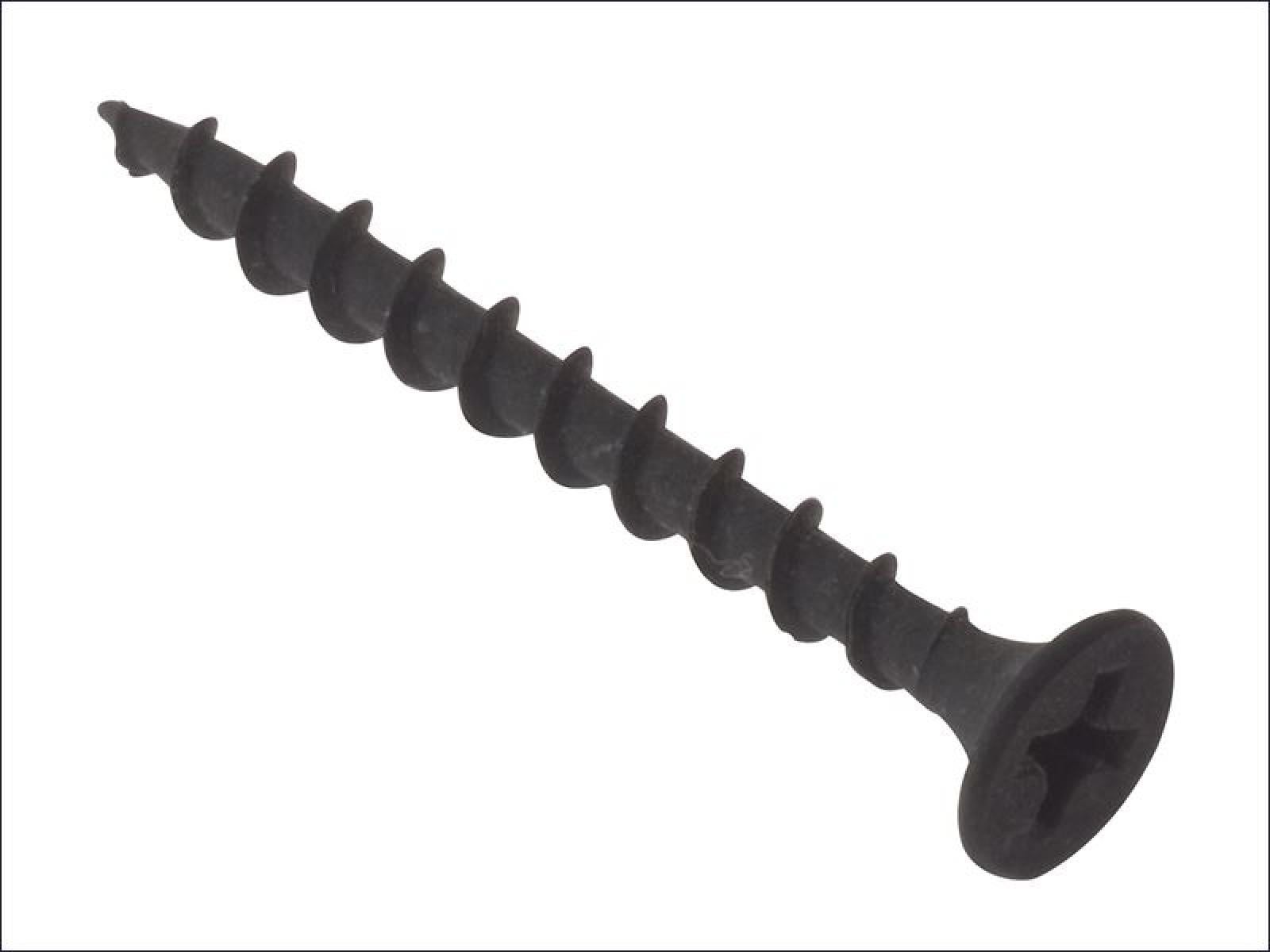 Forgefix - Drywall Screw Phillips Bugle Head SCT Black Phosp 4.2 x 100mm Bulk 500