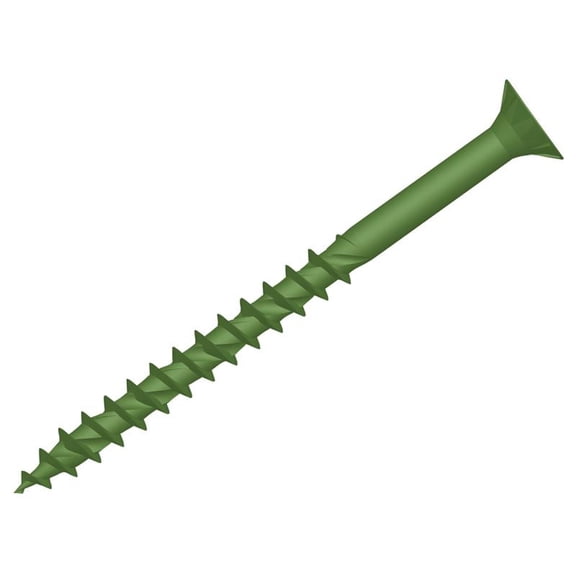 Forgefix - ForgeFast TORX Compatible Decking Screws CSK Green 4.5x75 T25 Tub 400