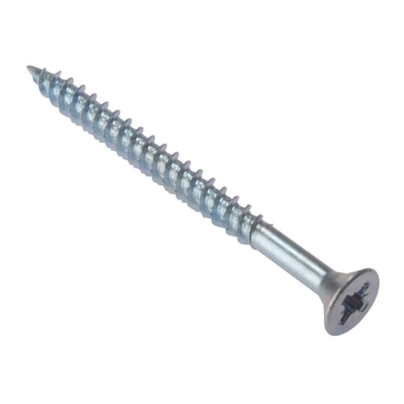 Forgefix - General Purpose Pozi Compatible Screw CSK TT ZP 2.3/4in x 8 Box 100