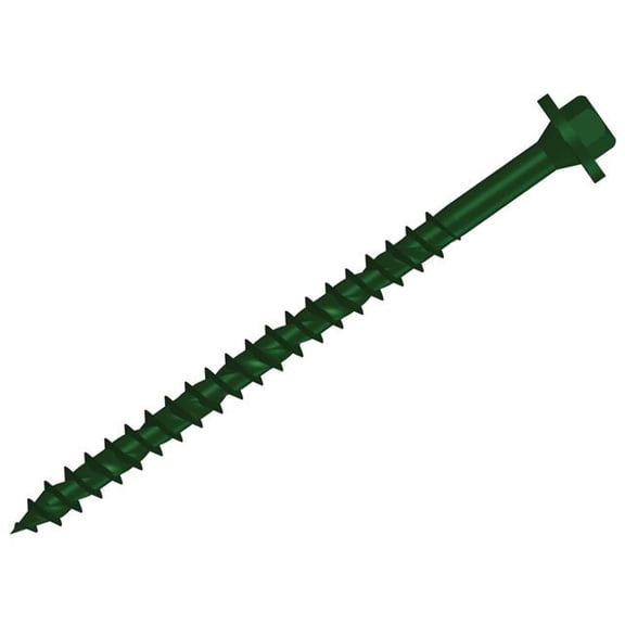 Forgefix - Hexagonal/TORX Compatible Timber T30 Screws Green 7x100mm Tub 50