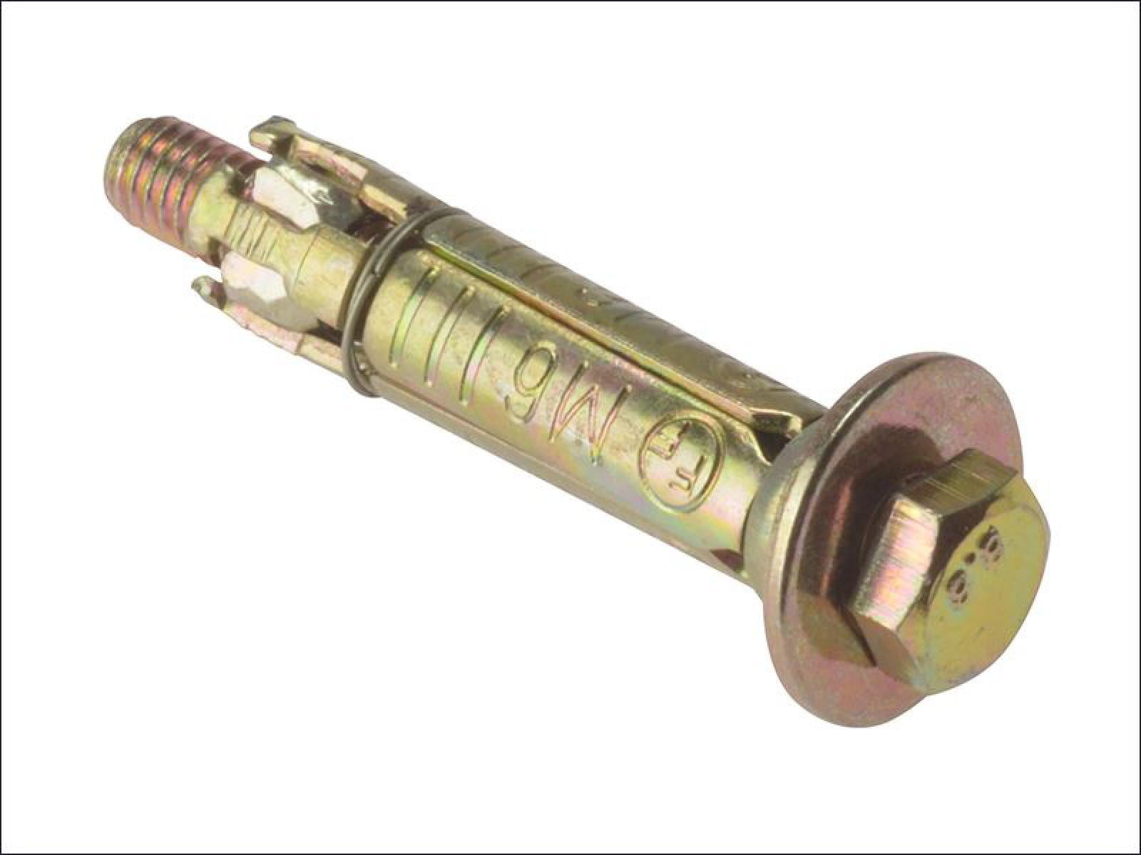 Forgefix - Masonry Anchor Bolt Loose ZYP M8 x 10mm Bag 10