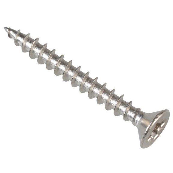 Forgefix Multi-purpose Screws, Pozi, Csk, Stainless Steel