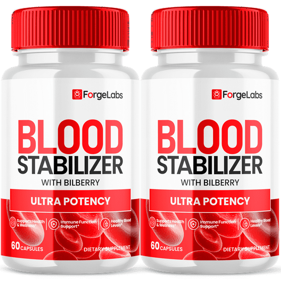 Forgelabs Blood Support Ultra Potency Optimizer Capsules Advanced Formula with Natural Ingredients 120 Capsules