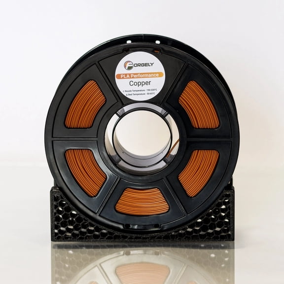Forgely Performance PLA 3D Printer Filament, 1.75mm, 1kg Spool, Copper, Made in USA