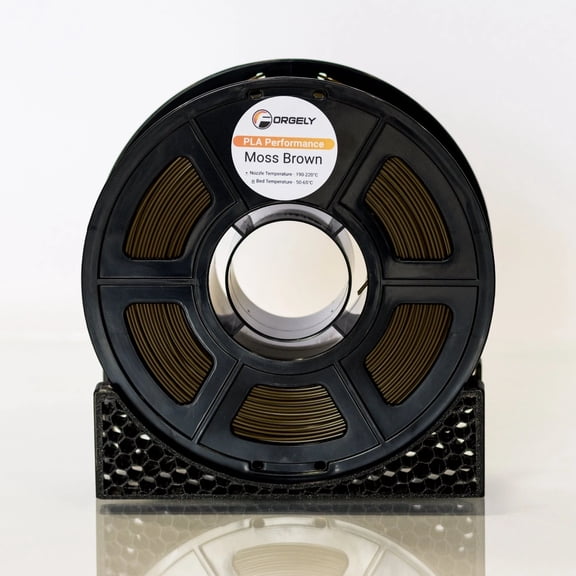 Forgely Performance PLA 3D Printer Filament, 1.75mm, 1kg Spool, Moss Brown, Made in USA