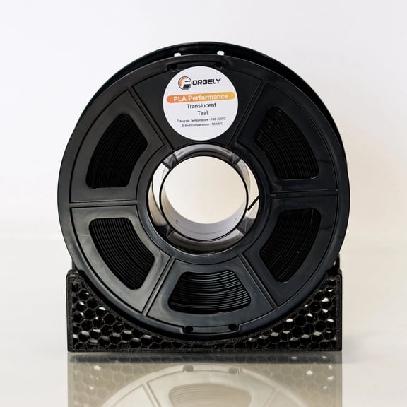 Forgely Performance PLA 3D Printer Filament, 1.75mm, 1kg Spool, Translucent Teal, Made in USA