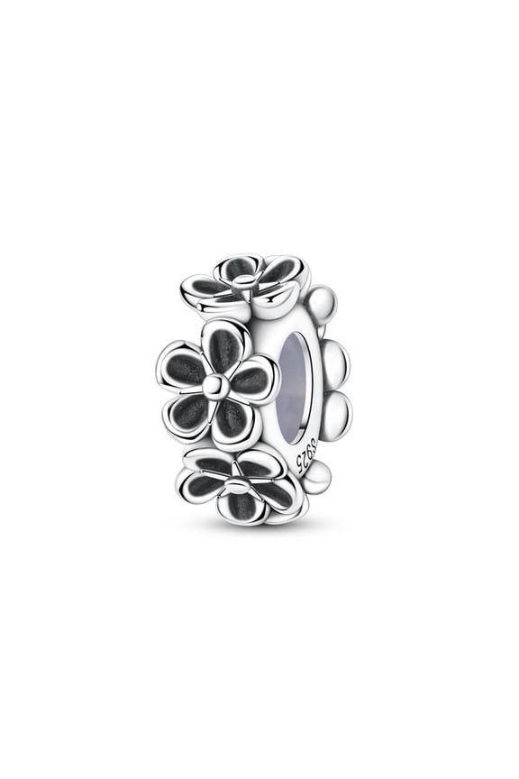 Forget-Me-Not Bead Stopper Charm, Compatible with Most Bracelet, Charm for Bracelet