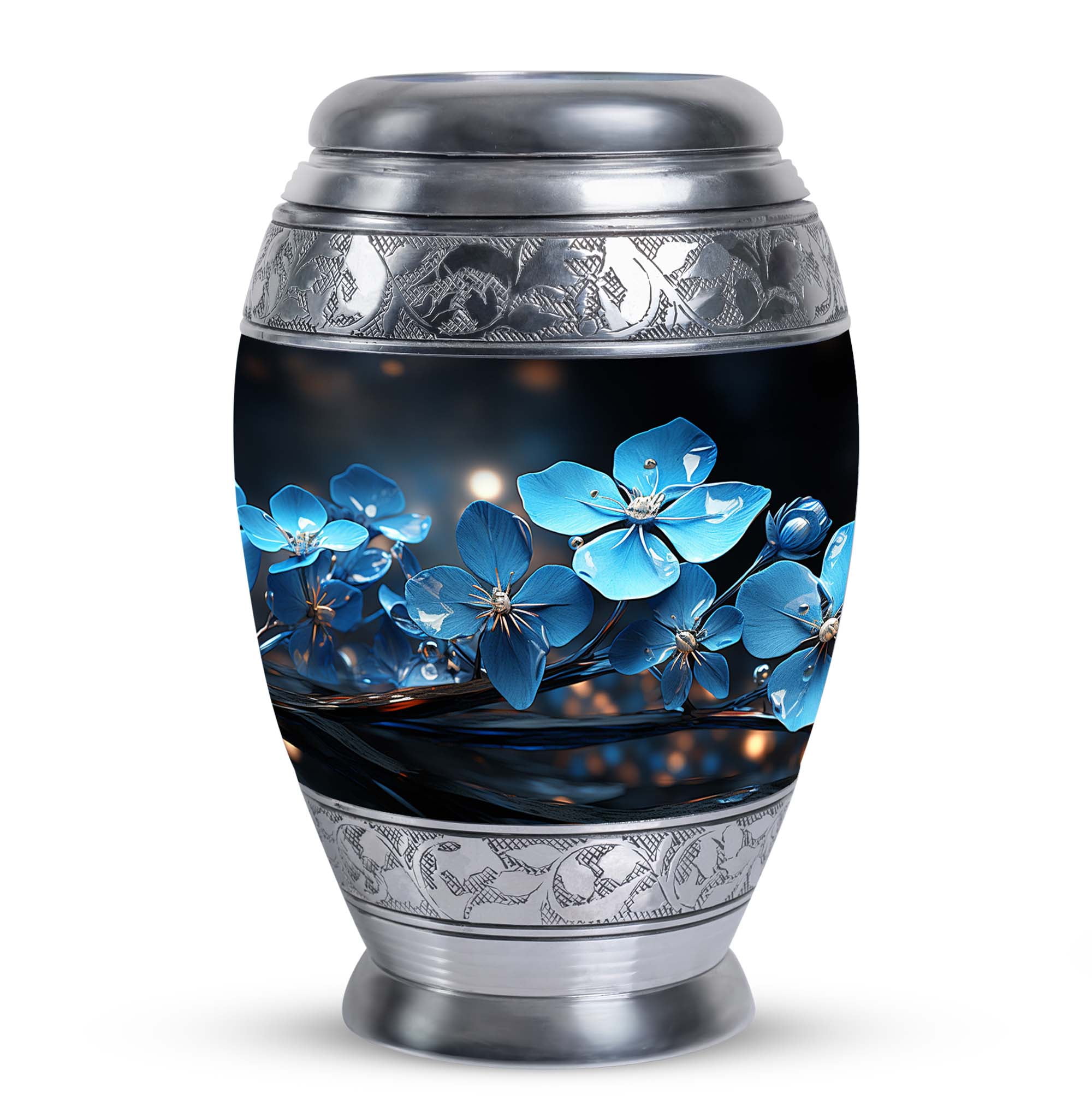 Me Not Flowers Small Urn For Ashes For Women, Keepsake Urns For Human Ashes, Funeral Urns