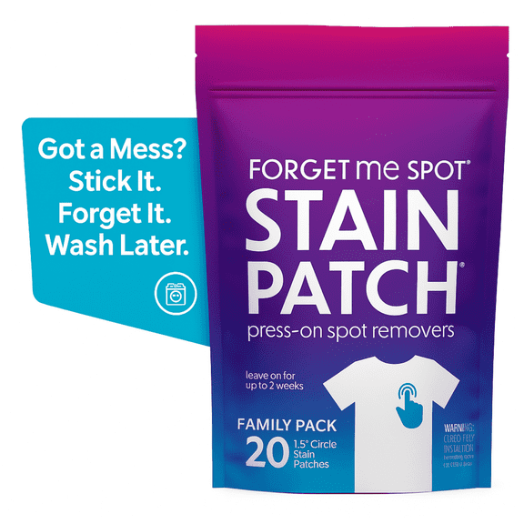 Stain Patch Laundry Stain Remover Patches, 1.5 inch circles, 20 count