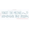 thumbnail image 1 of Forget Mistake Remember Lesson School Vinyl Lettering Decals Wall Quote 44x10-Inch Misty Blue, 1 of 4