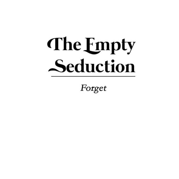 Forget, (Paperback)