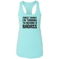 thumbnail image 1 of Forget Skinny.I'm Training..Badass Racerback Tank, 1 of 3