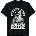 thumbnail image 1 of Forget Toys I Just Wanna Ride Dirt Bike Rider Boys Motocross T-Shirt, 1 of 5