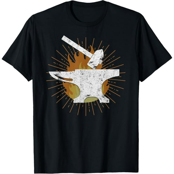Forging Forge Blacksmith Gift Tee Knifemaker Gift Christmas T-Shirt